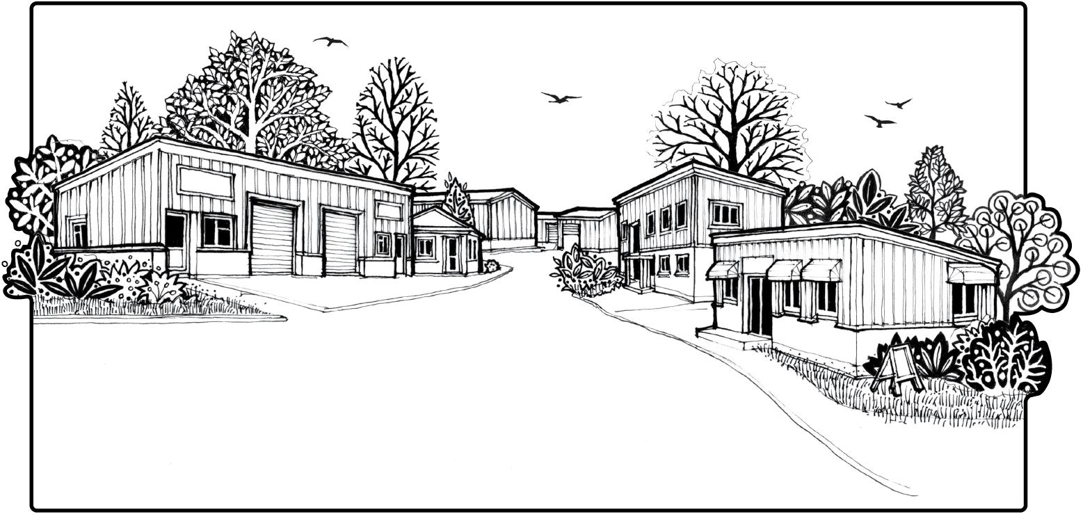drawing of Brooke Industrial Estate
