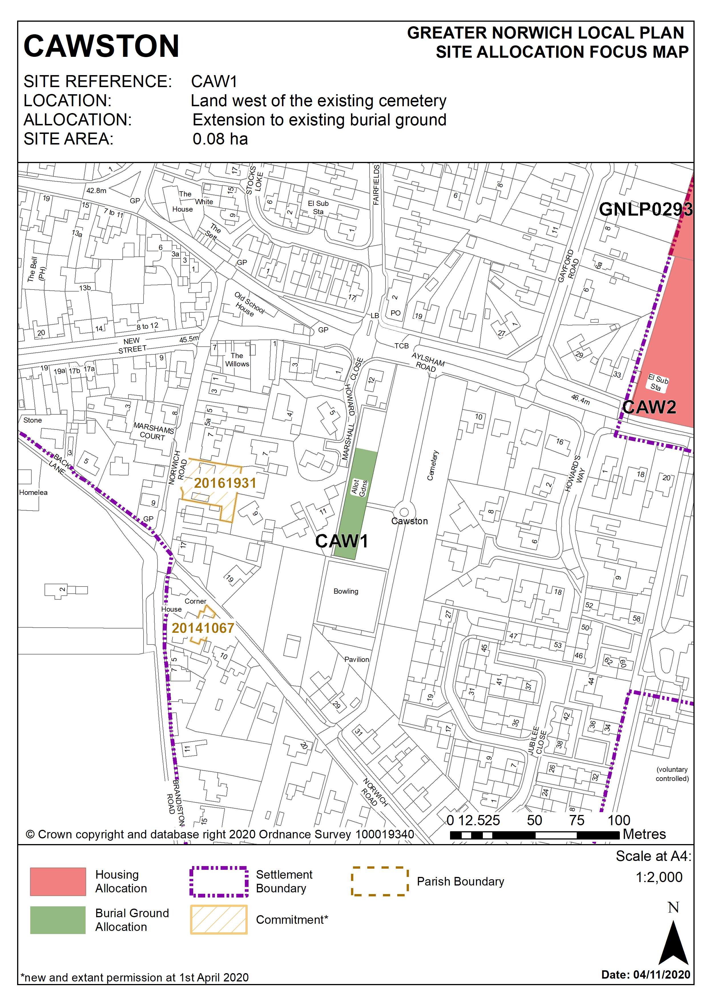 CAW 1 Policy Map