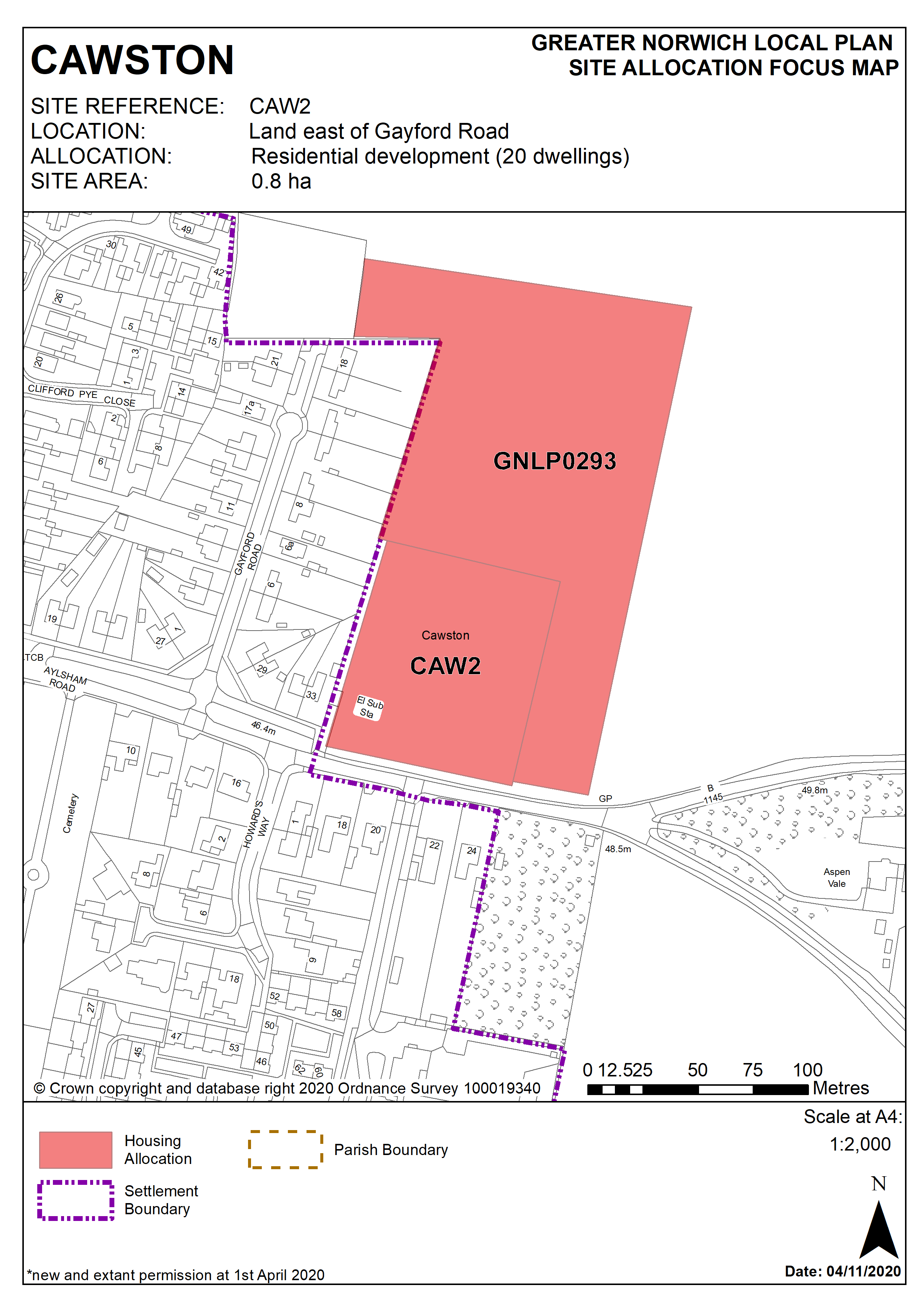 CAW2 Policy Map