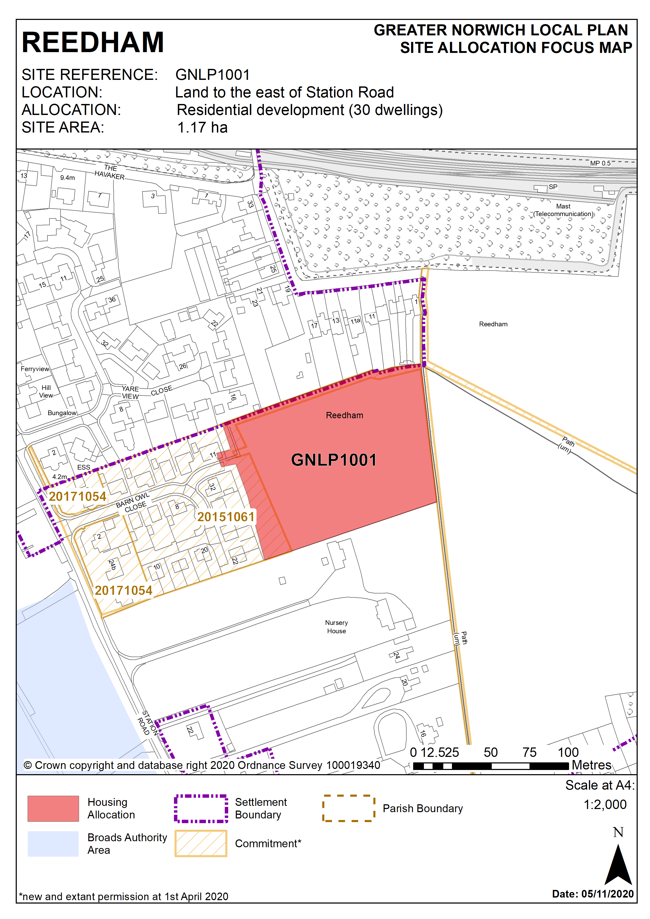 Policy GNLP1001 map