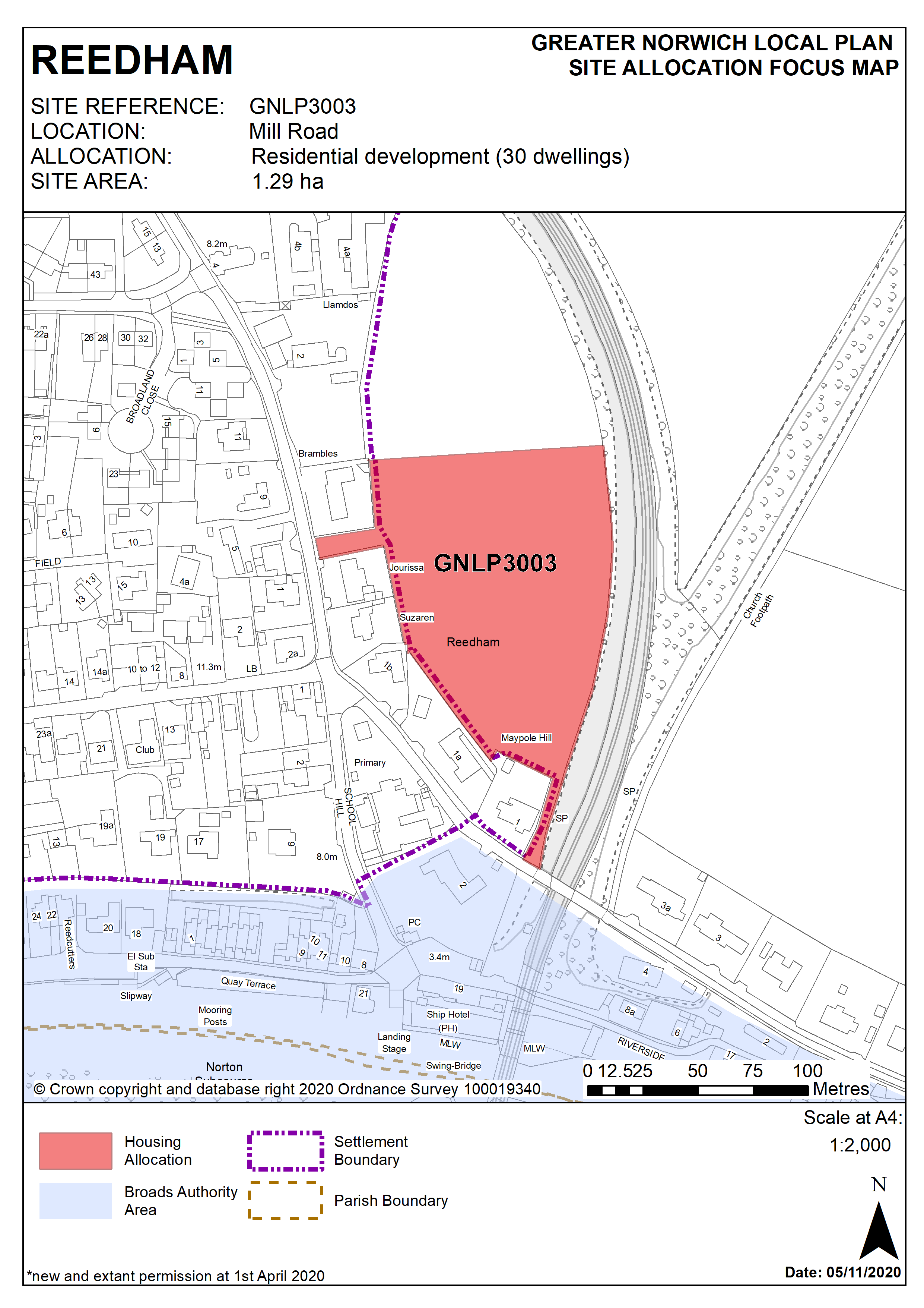 Policy GNLP3003 Map