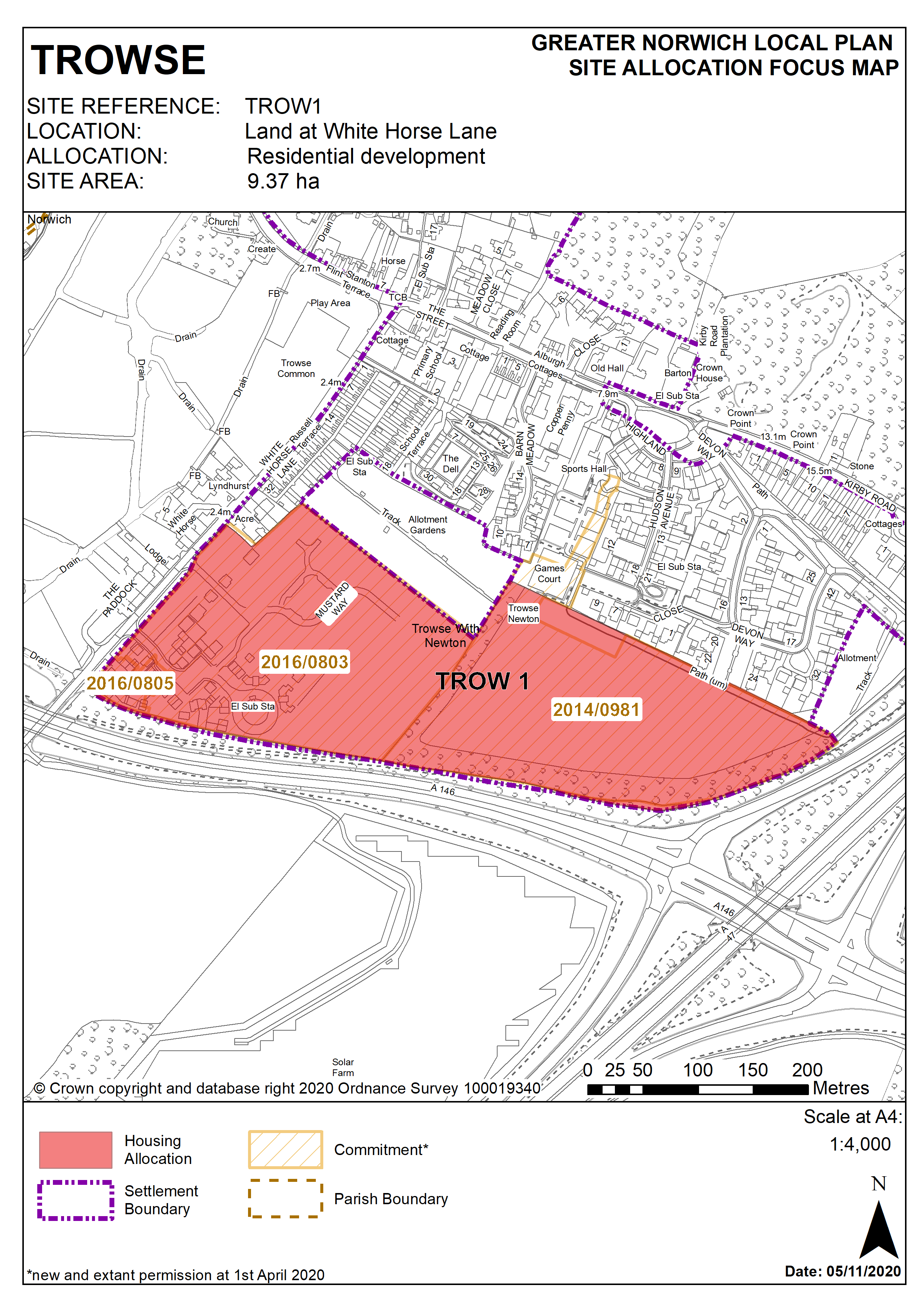 TROW1 Policy Map