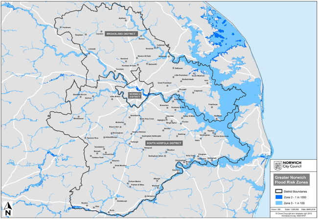 Map 3 Fluvial and Tidal Flood Zones
