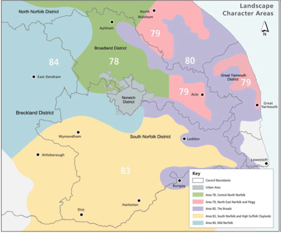 Map 5 - Natural England Landscape Character Areas